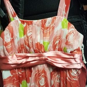 City Triangles Cotton Blend Floral Dresses for Wom